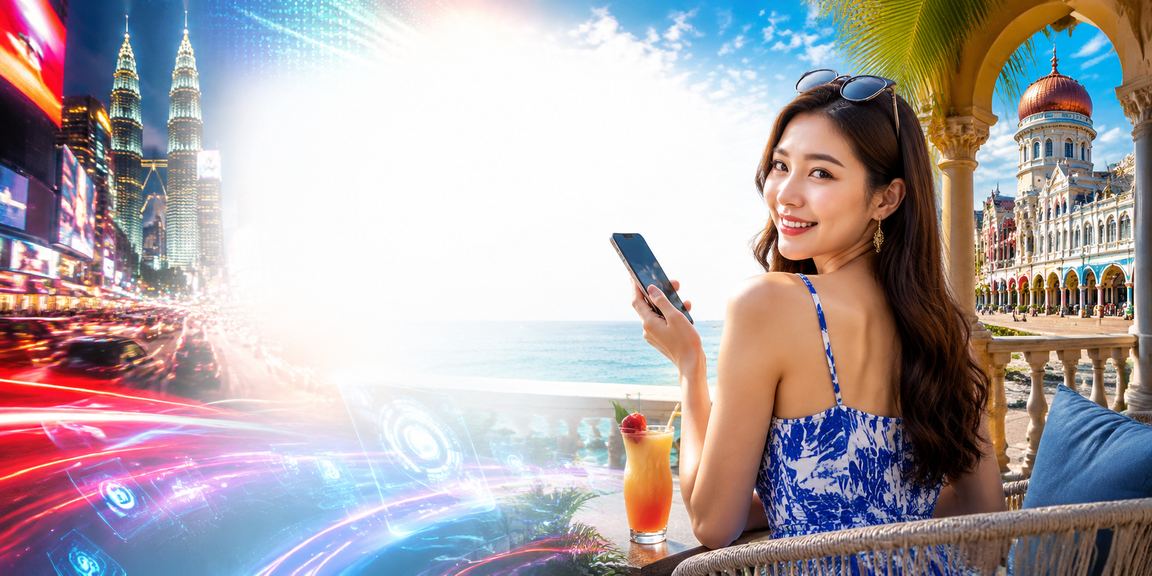 Pengguna Malaysia bermain kasino dalam talian dari telefon pintar di rumah